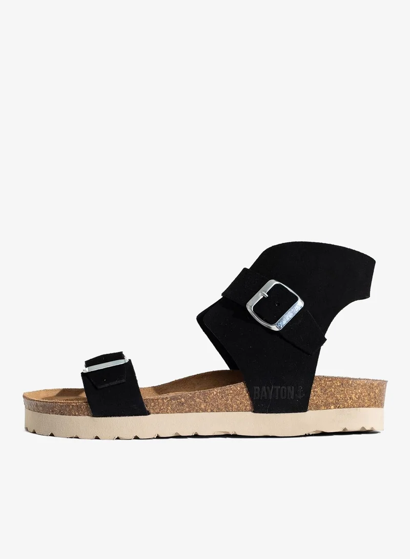BAYTON  Dubbo Leather Flat Sandals for Women | Best Price UAE