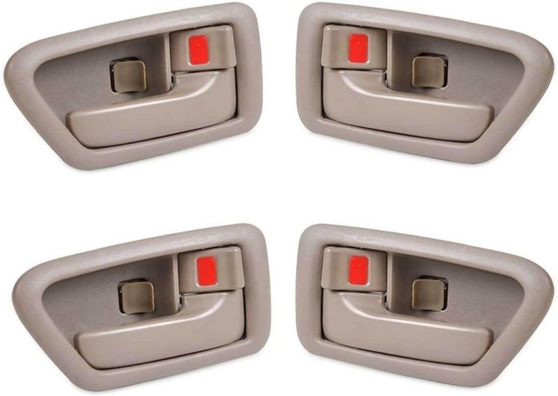 QASULER 4pcs Inside Door Bezel Handle for Toyota Camry - Image 1