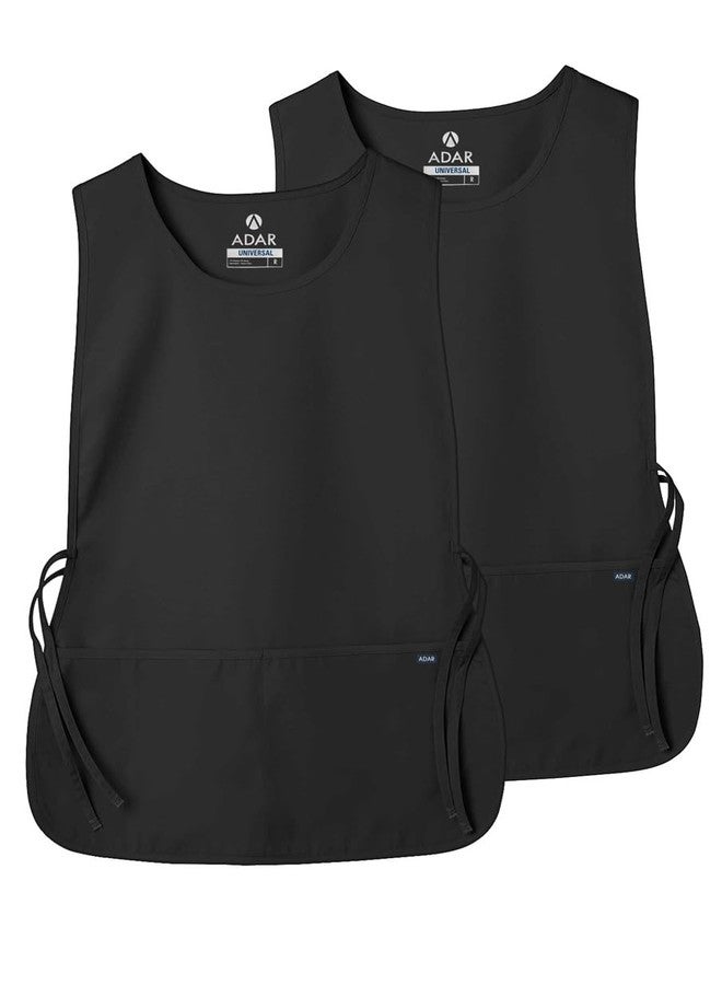 Adar Uniforms Adar Universal Cobbler Apron 2 Pack - Unisex Cobbler Apron - 7022 - Black - R - Image 1