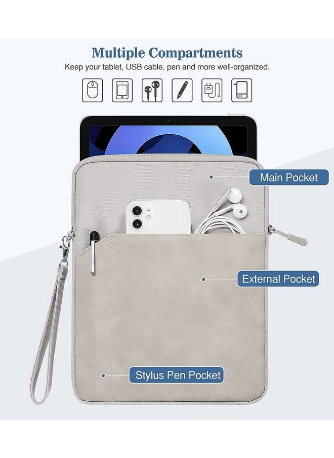 برو إليت - جراب ProElite Tablet Sleeve Case Cover For iPad 10.2/Air 10.9/Pro 11/Samsung/Lenovo/Galaxy Tab A9 Plus/S8/S9/Realme Pad/Honor Pad X9/Xiaomi Mi pad 6/Redmi Pad/Oneplus Pad، أسود - Image 1