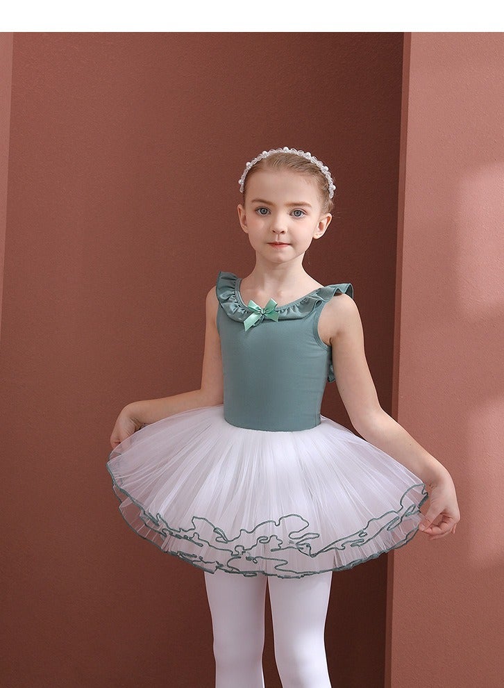 Loquat Ballet Dance Tutu Dress For Girls Blue  - Image 1