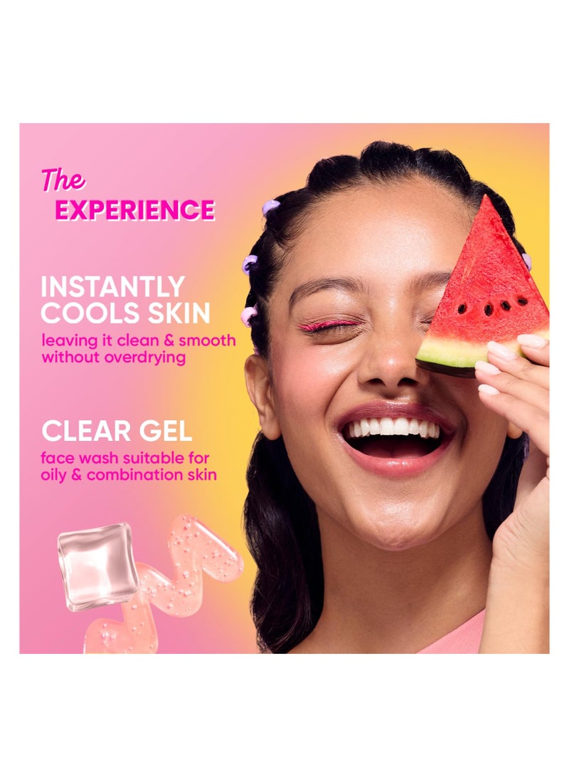 Dot & Key Watermelon Super Glow Gel Face Wash With Vitamin C&Cucumber|Face Wash For Glowing Skin|Oil Free Face Wash|Removes Excess Oil&Dirt|For Combination & Oily Skin|For Women & Men|100Ml - Image 2