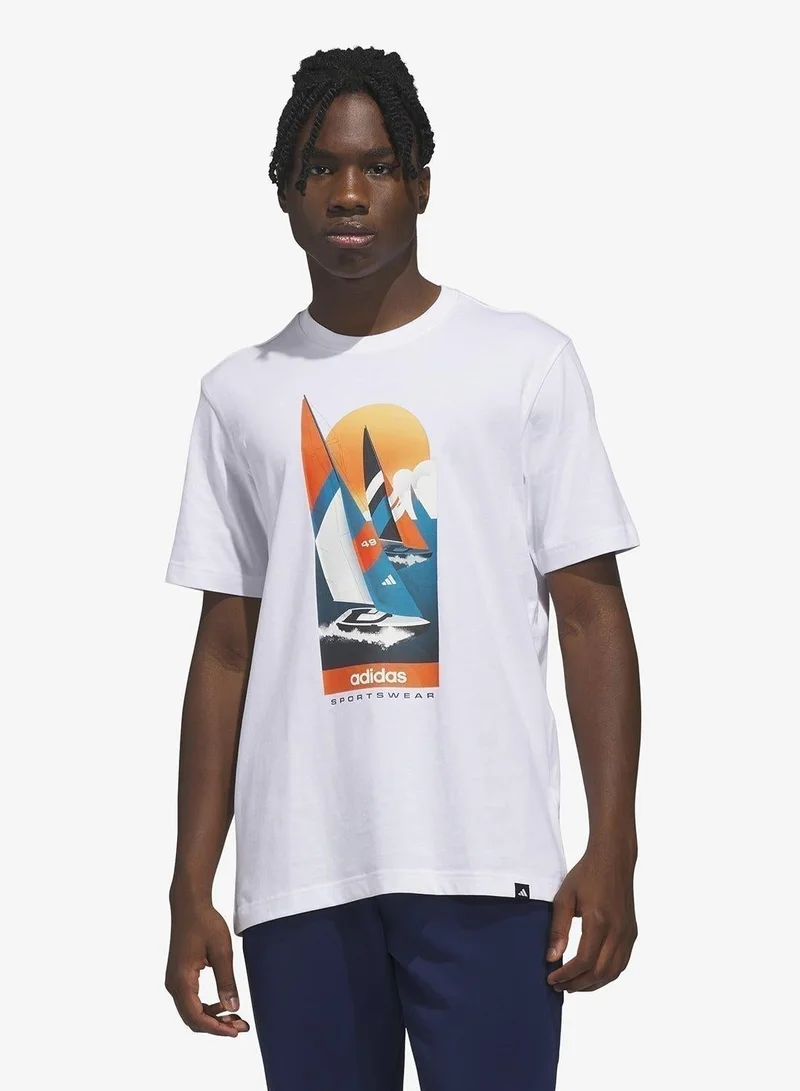 Adidas Summer Sailing Graphic T-shirt