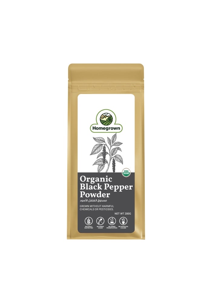 Organic Black Pepper Powder 200g