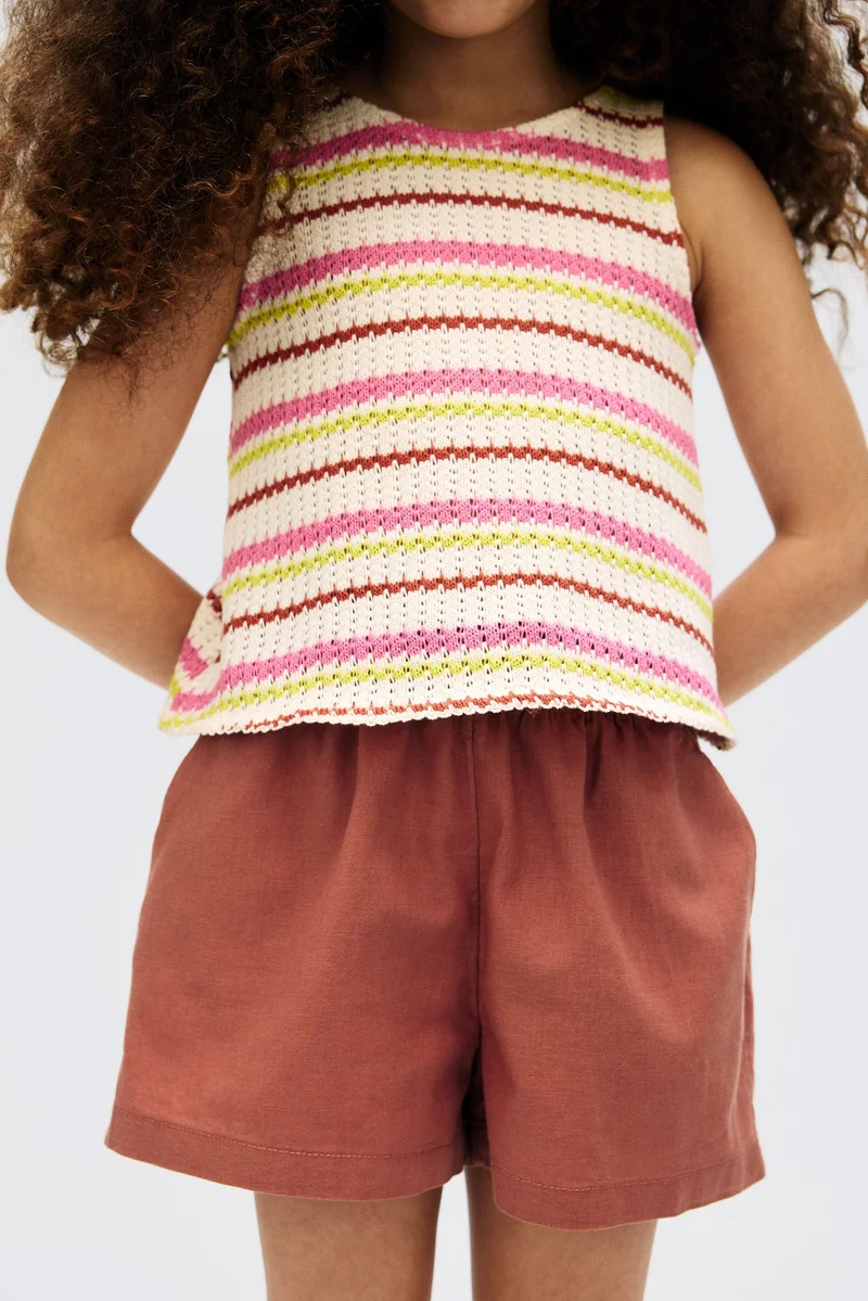 H&M Linen-blend shorts