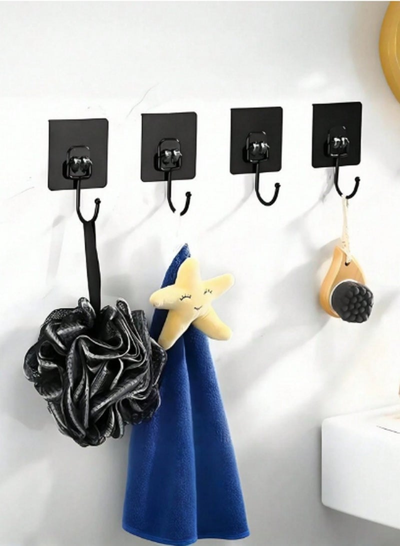 5-Piece Black Rotating Wall Hook Set – 180° Swivel Design for Versatile Home Organization - Image 5