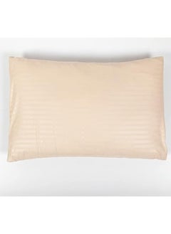 Rezlan UAE - Solid Striped Pillowcases set - 2x Pillowcases 50 x 75 cm - soft pillow covers (Beige) - pzsku/Z0FF9D68F590EBFE4544DZ/45/_/1737647343/31857820-7afa-4f33-8015-f8dccde7fac9