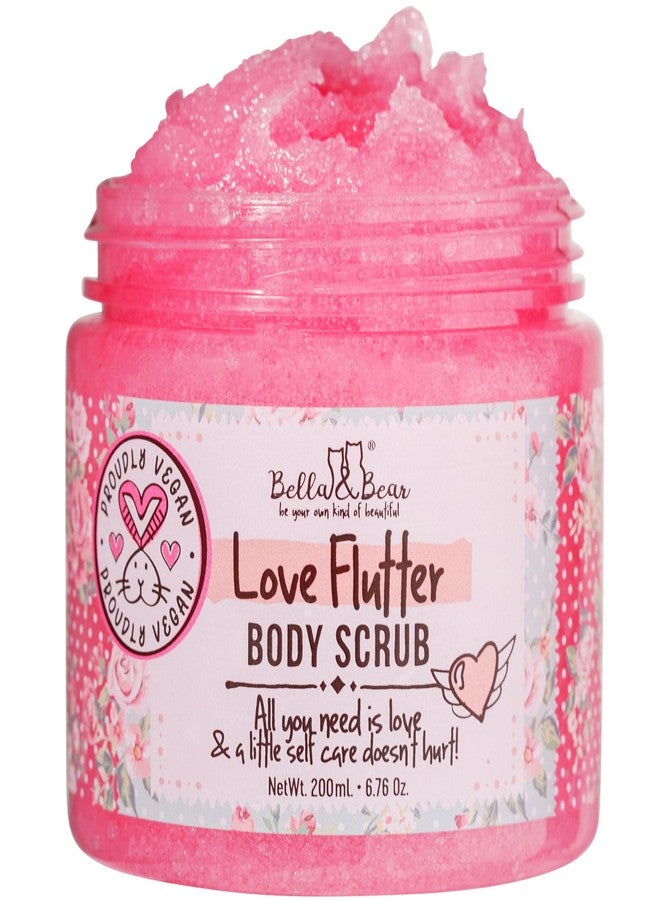 Bella and Bear Bella & Bear Love Flutter Body Scrub Polish - Exfoliating & Nourishing Scrubber for Soft, Moisturized Skin | Perfect Valentine's Gift for Pampering Your Loved Ones - Image 1