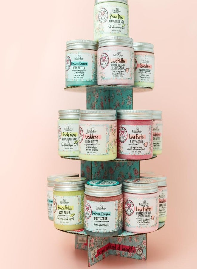 Bella and Bear Bella & Bear Love Flutter Body Scrub Polish - Exfoliating & Nourishing Scrubber for Soft, Moisturized Skin | Perfect Valentine's Gift for Pampering Your Loved Ones - Image 4