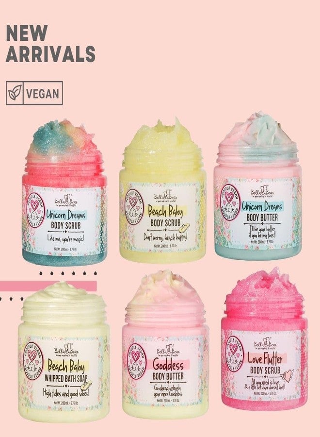 Bella and Bear Bella & Bear Love Flutter Body Scrub Polish - Exfoliating & Nourishing Scrubber for Soft, Moisturized Skin | Perfect Valentine's Gift for Pampering Your Loved Ones - Image 3