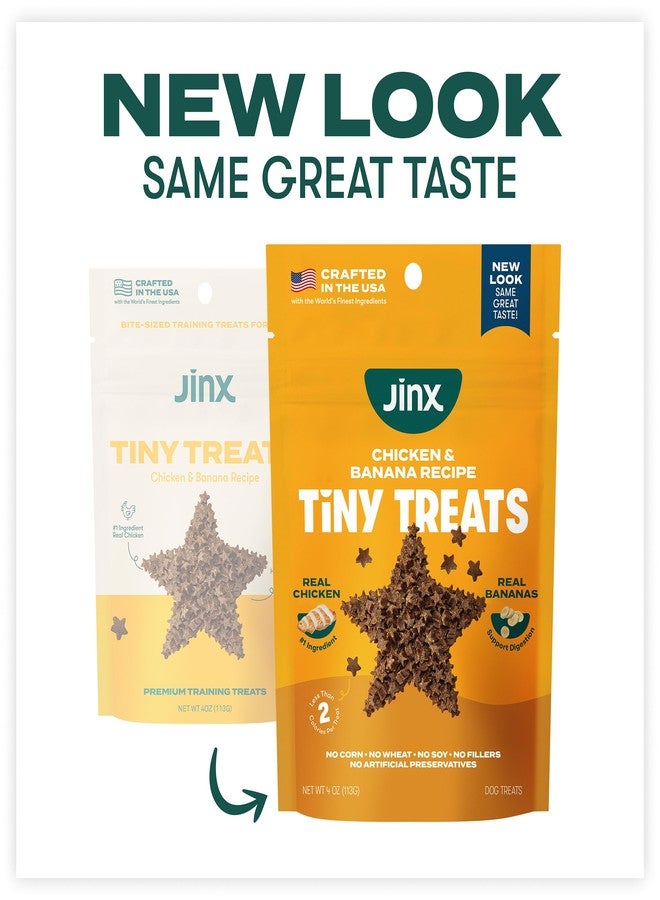 جينكس مكافآت جينكس للتدريب على تناول الدجاج والموز للكلاب والجراء، قليلة السعرات الحرارية، طبيعية بالكامل، دجاج حقيقي مدخن ببطء، بدون مواد مالئة، 4 أونصة، عبوة من 6 قطع - Image 2