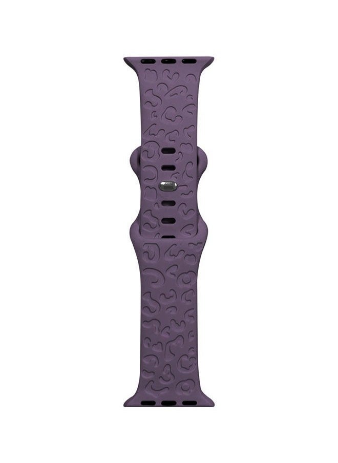 Generic - Apple Watch Band, Comfort for Everyday Wear (38mm/40mm/41mm), Fashionable Premium Elderberry Color 1 Piece - Image 1