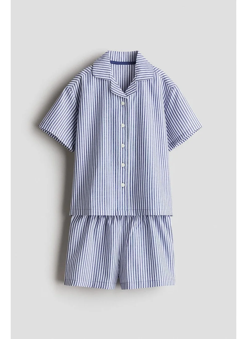 H&M Cotton poplin pyjamas