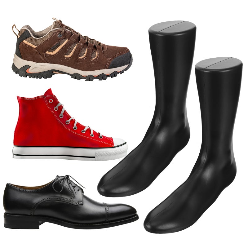 1 Pair of Adult Sandals Shoes Support Reusable Shoes Mannequin Feet Model Shoe Mannequin - Image 4