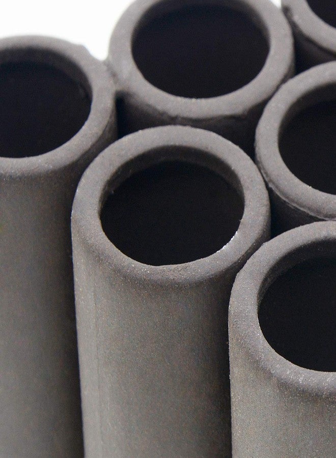 Saim Ceramic Shrimp Shelter Fish Breeding Cave Spawning Tube Ornament Hiding Cave Aquarium Decorations with 3 Fish Decorations for Fish Tank Aquarium (6 Hole Shape) - Image 5