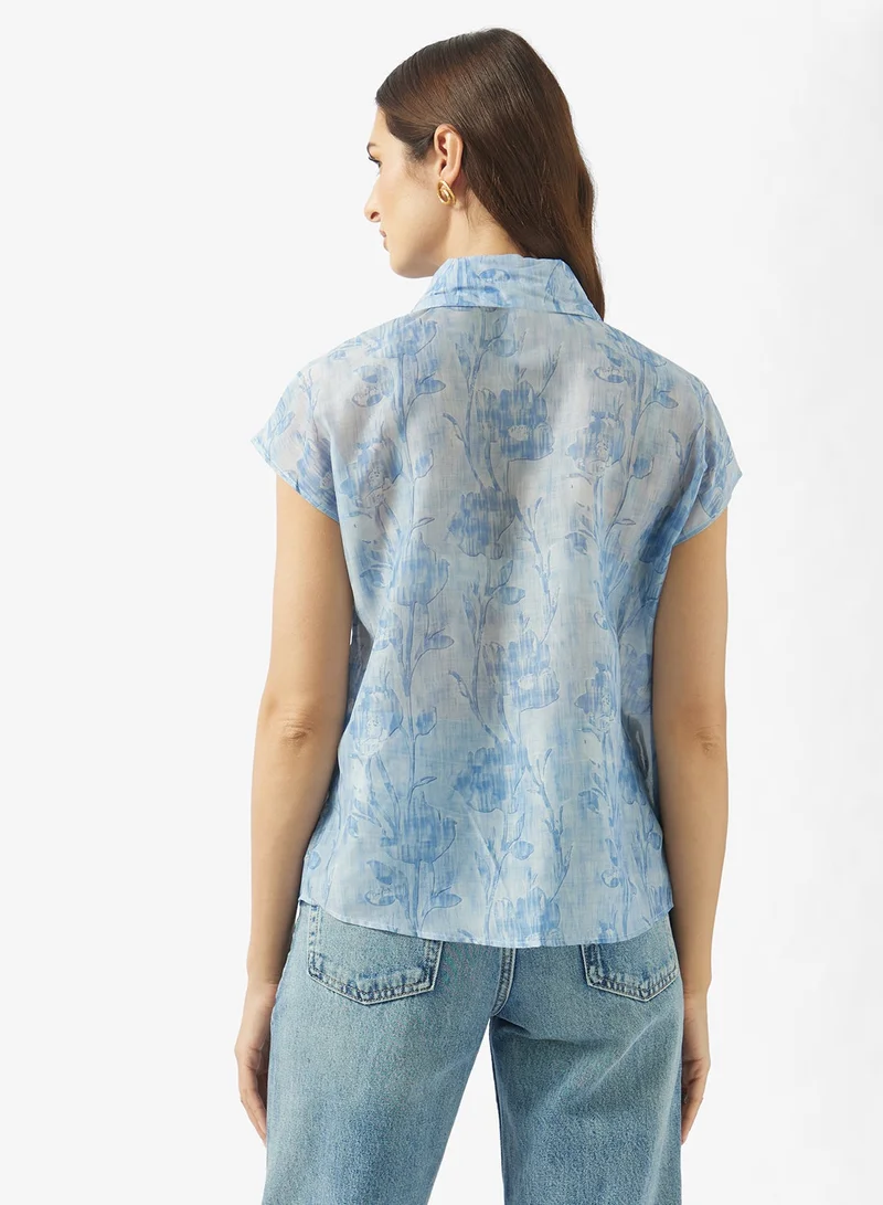 ايلا قميص بطبعة زهور