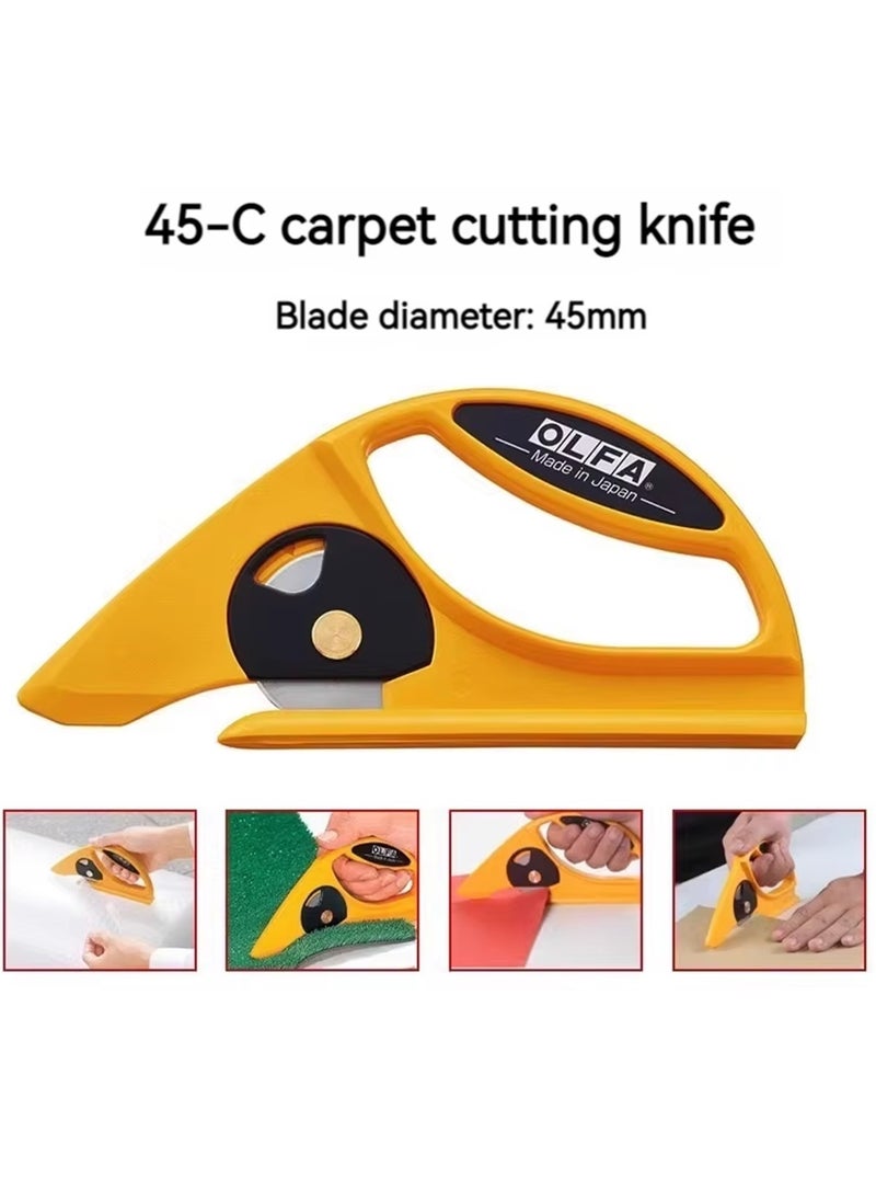 OLFA Rotary Carpet Cutter For Cutting Rolled Items  - Image 2