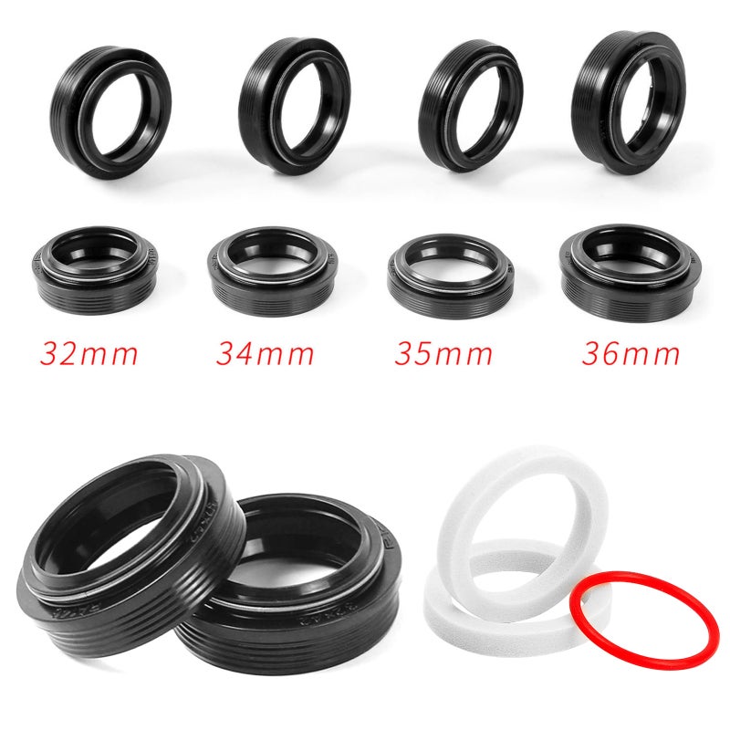 RISK Bike Wiper Kit 32mm Foam Ring - " " - Bicycle Wiper Set with Installation Tool for Fork Maintenance - Image 3