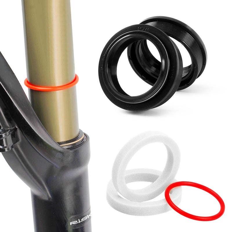 RISK Bike Wiper Kit 32mm Foam Ring - " " - Bicycle Wiper Set with Installation Tool for Fork Maintenance - Image 2
