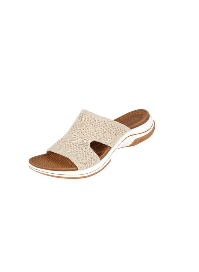 ZAYNA 221-271 Zayna Ladies Casual Sandals 23ABT177 Beige  - Image 1