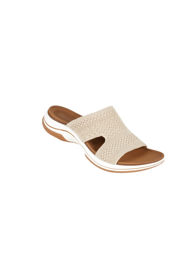ZAYNA 221-271 Zayna Ladies Casual Sandals 23ABT177 Beige  - Image 2
