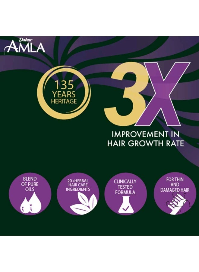 Dabur Amla Hair Repair Solutions Hair Growth Oil 150Ml - Image 3