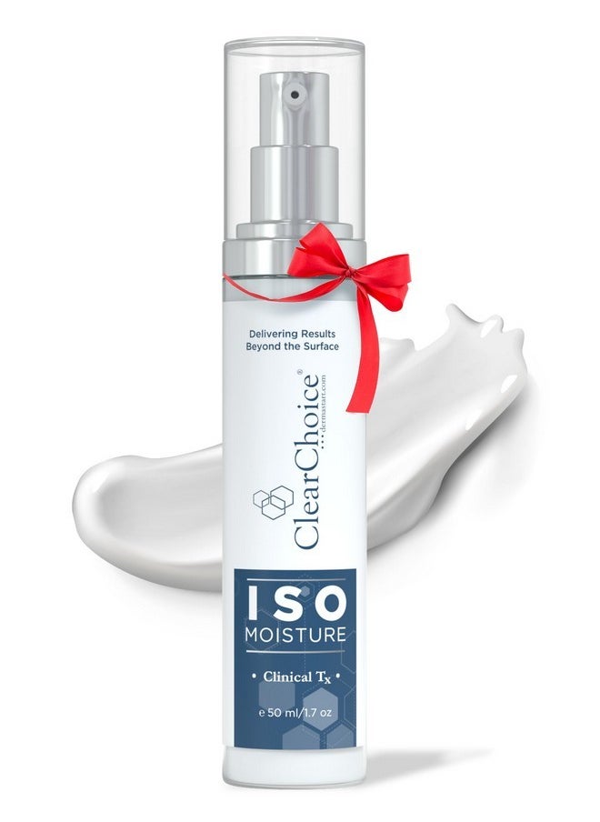 كلير تشويس مرطب الوجه Clear Choice ISO Moisture - مرطب للوجه بالشاي الأخضر وسنتيلا آسياتيكا وحمض الهيالورونيك، مضاد للشيخوخة، ترطيب يدوم طوال اليوم، تركيبة خفيفة الوزن وغير دهنية لجميع أنواع البشرة، 1.7 أونصة  - Image 1
