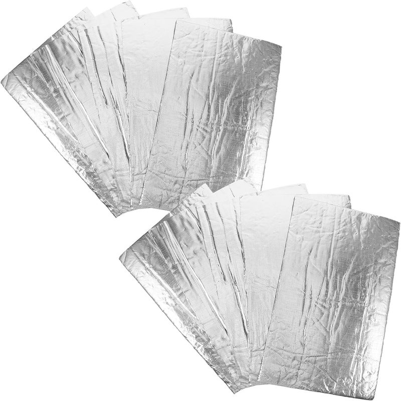 Garneck 10pcs Automotive Heat Shield and Sound Deadening Mat 40x25cm Fiberglass Cotton Car Engine Hood Insulation for Thermal and Noise Reduction - Image 1