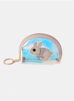 Mini rabbit wallet with keychain