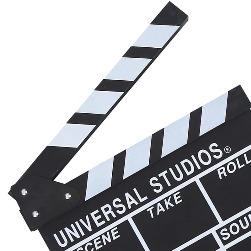 Wooden Director Clapperboard Film Slate With Adjustable Bolts For Movie Shoot Props And Home Decor - Image 5