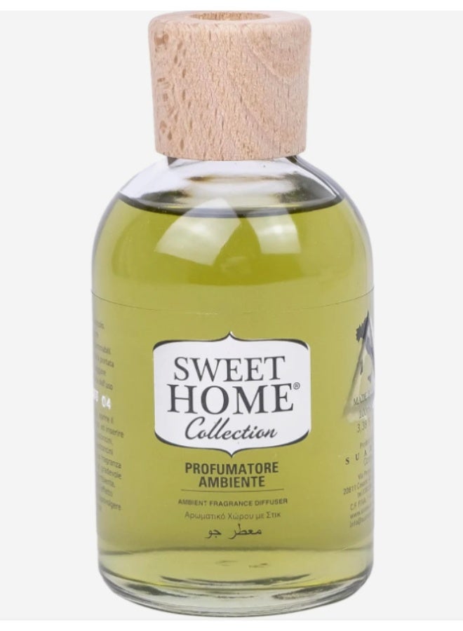 سويت هوم مجموعة Sweet Home Collection Ambient Fragrance 100ml Lemongrass Reed Diffuser، صنع في إيطاليا. - Image 3