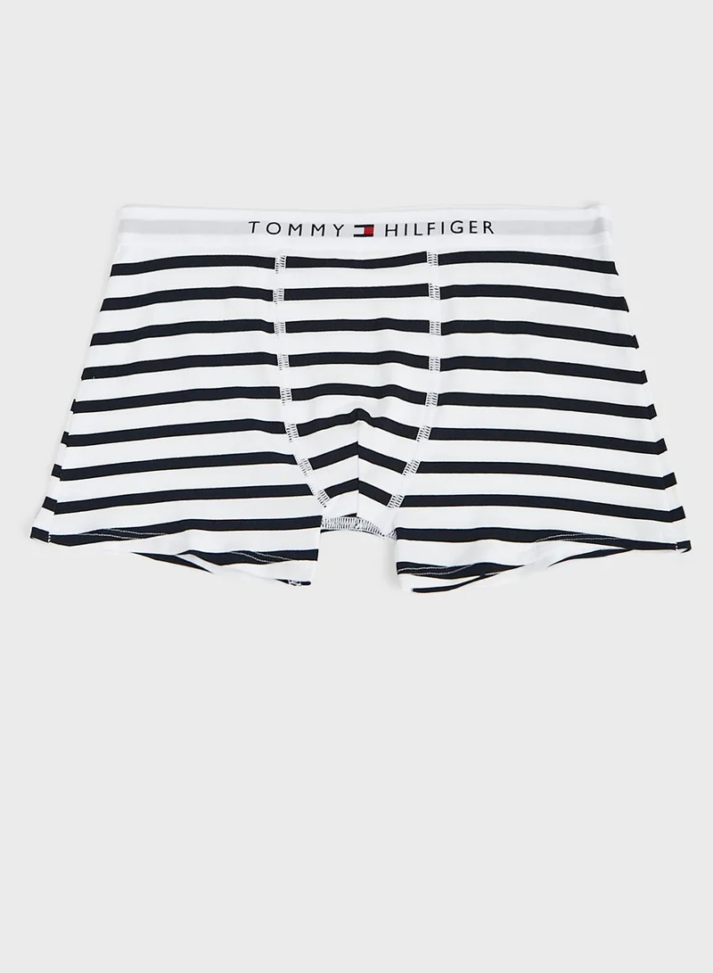 TOMMY HILFIGER 2 Pack Striped Trunks