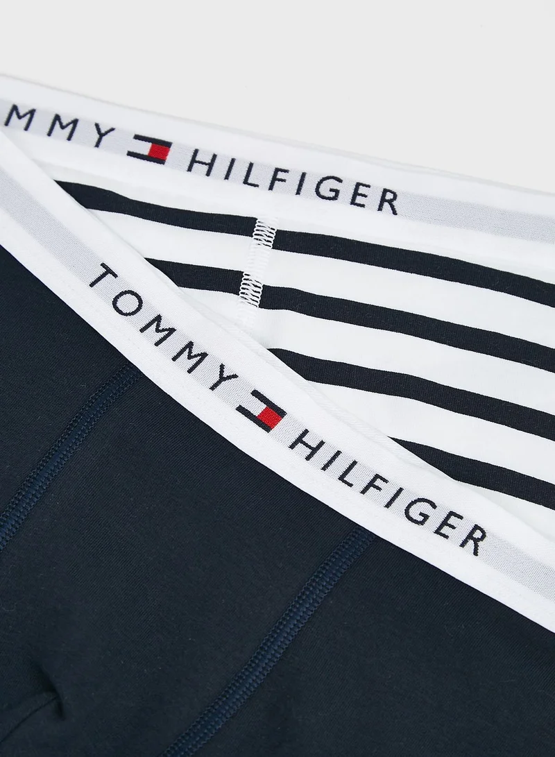TOMMY HILFIGER 2 Pack Striped Trunks