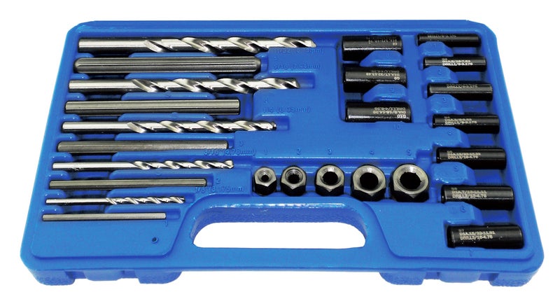 Astro 9447 Screw ExtractorDrill and Guide Set 25Piece