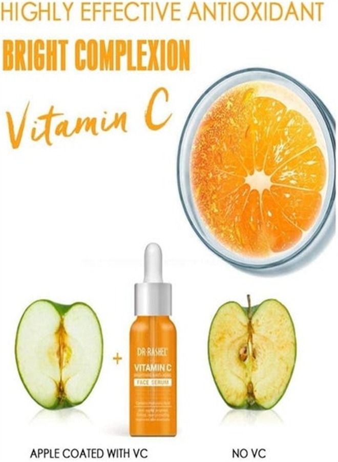 جينتيك سيروم للوجه بفيتامين سي من دكتور راشيل ومضاد للشيخوخة وشد البشرة ويحمي البشرة - Image 3