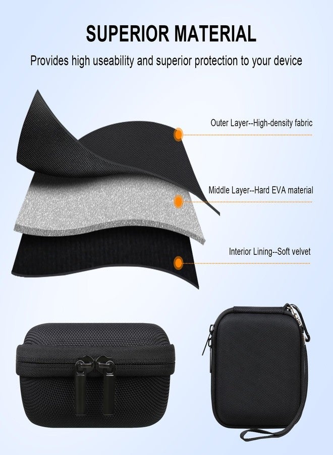 Elonbo Carrying Case for NETGEAR Nighthawk M6/ M6 Pro/ M7 Pro/ M5 5G Mobile Hotspot Router, Portable Wireless WiFi Travel Hotspot Router Storage Holder, Extra Mesh Pocket Fits Cable, Black - Image 5