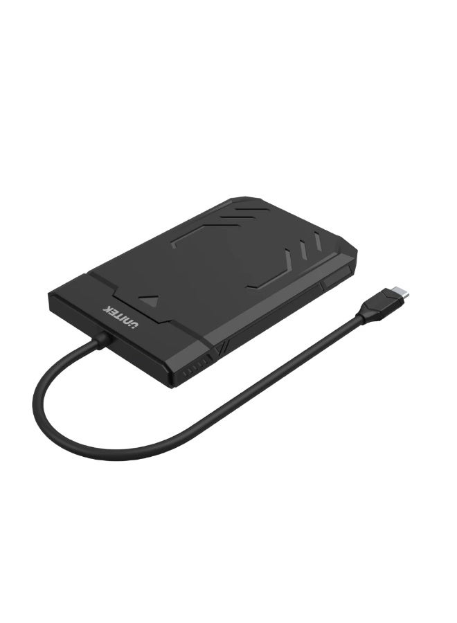 UNITEK Disk Guard Raiden 2.5" USB-C to SATA III HDD/SSD Enclosure – Tool-Free, Hot-Swap, 5Gbps, Fits 7mm & 9.5mm Drives - Image 2