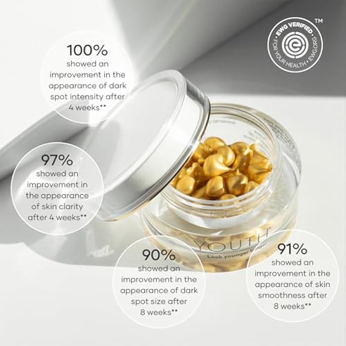 Shaklee - YOUTH - Radiance C+E Capsules - High-Potency Vitamin C + E, Raspberry Extract - Enhances Glow, Evens Tone, Reduces Wrinkles - 60-Day Supply - Image 3