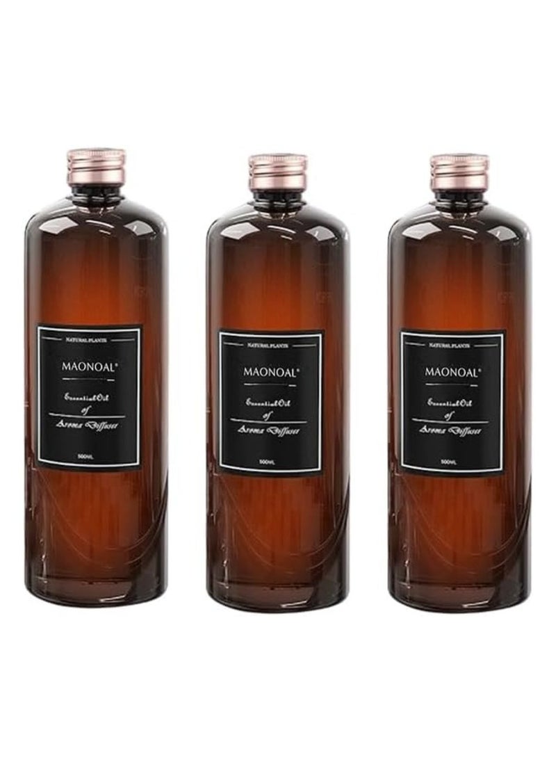 Generic Aromatherapy Scent Diffuser Oil 3Pcs (Total 1500ml)  - Image 1