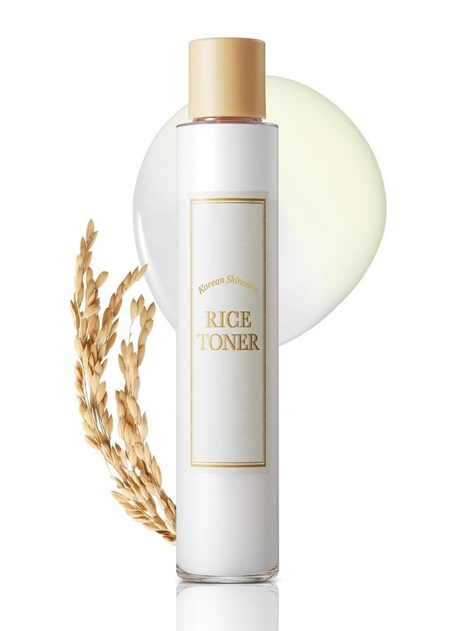 SOMIYO Rice Water Face Toner | Alcohol-Free Toner for Oily Acne Prone Dry Combination Skin | Pore Tightening & Glowing Skin |Fades Blemishes, Brightens & Smoothens | Women & Men | 100ml Original Korean Skincare Rice Toner Milky Toners for Glowing Skin| Rice Water Korean| Glow Essence with Niacinami