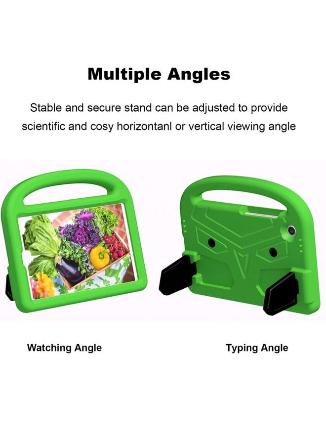 Green Tiger - Samsung Galaxy Tab A9 Sparrow Style Shockproof Kickstand EVA Tablet Case Green - Image 1