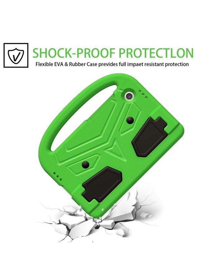 Green Tiger - Samsung Galaxy Tab A9 Sparrow Style Shockproof Kickstand EVA Tablet Case Green - Image 1