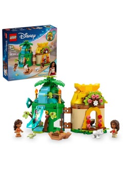 LEGO Disney Moana 2 Moana's Island Fun - Building Toy for 5+ Year Old Girls, with a House, Waterfall Slide & 2 Micro Dolls incl. Simea - Collectible Birthday Gift for Fans - 43260 (175 pieces)  - Image 1