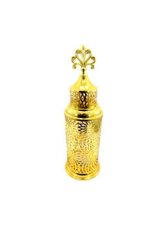 Golden Glow Metal Lantern With LED 12x38.8cm of Timeless Radiance