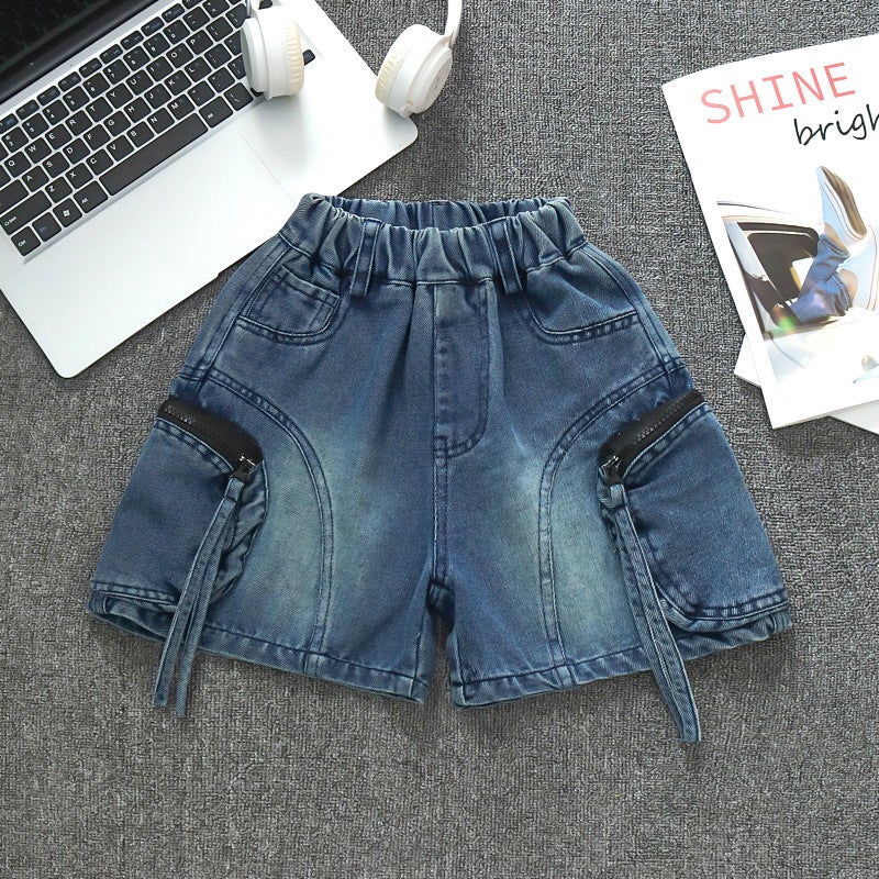 Children'S Pants Boys' Denim Shorts Summer Children'S Korean Style Summer Pants Pants - Image 5
