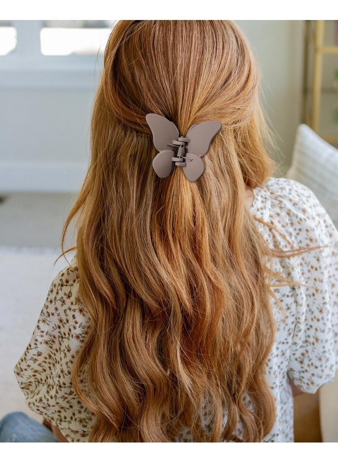 HAIMEIKANG HAIMEIKANG 6 PCS Hair Clips - Matte Flower, Heart, Butterfly Hair Claw Clips for Women Girls - Non-Slip and Strong Hold for Thin/Medium/Thick Hair  - Image 4
