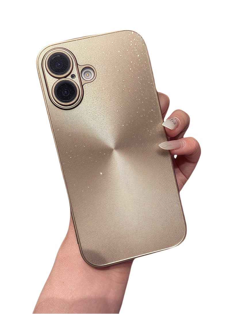 FANGO iPhone 15-16 Pro/Pro Max Case, Glowing Stardust Gold, Magic Iridescence, Premium Gift Box, Festive Packaging - Image 4