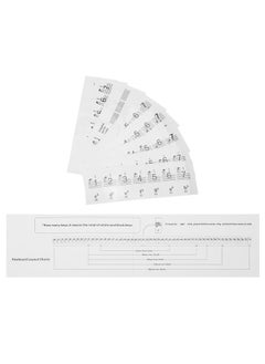 Thoraya Piano Stickers Transparent Musical Notation 49/54/61/88 Key Keyboards Labels for Kids Beginner Learning  - Image 3