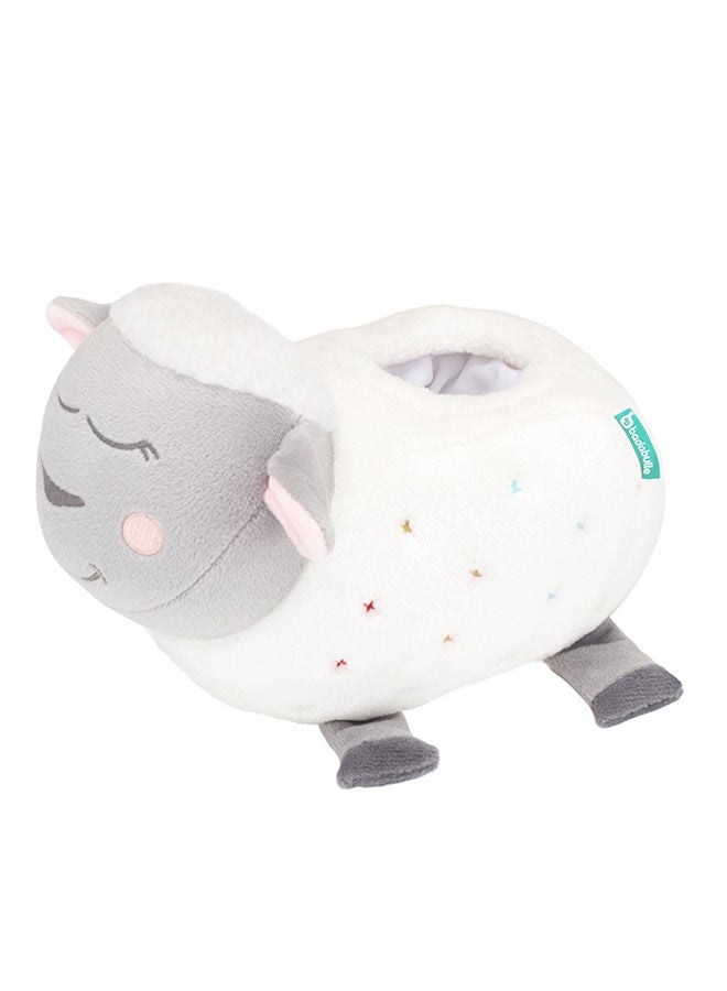 Badabulle Sheep Plush Musical Projection Night Light - Image 3