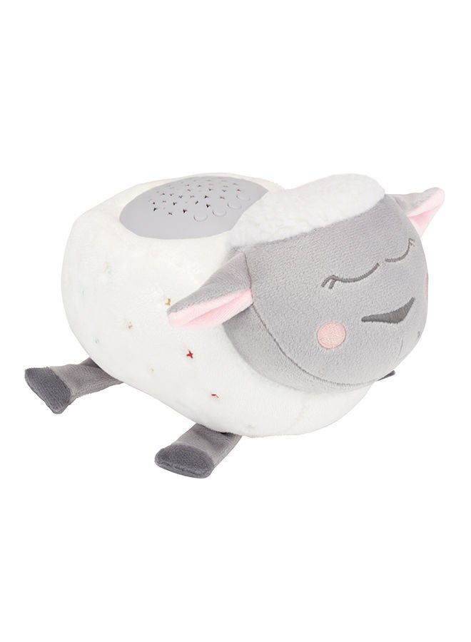 Badabulle Sheep Plush Musical Projection Night Light - Image 1